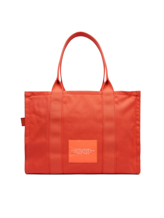 Marc Jacobs Дамска чанта Marc Jacobs The Canvas Large Tote Bag M0016156 Оранжев
