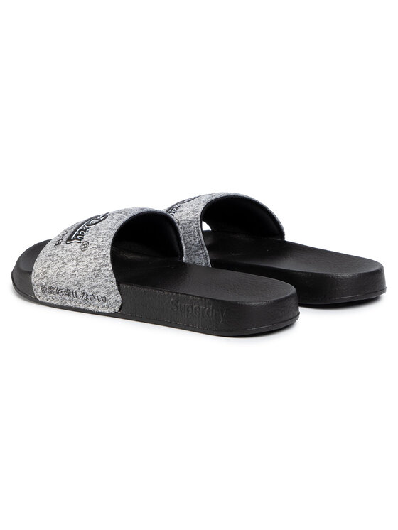 Superdry Nazouváky Superdry Vintage Logo Pool Slide MF310006A Šedá