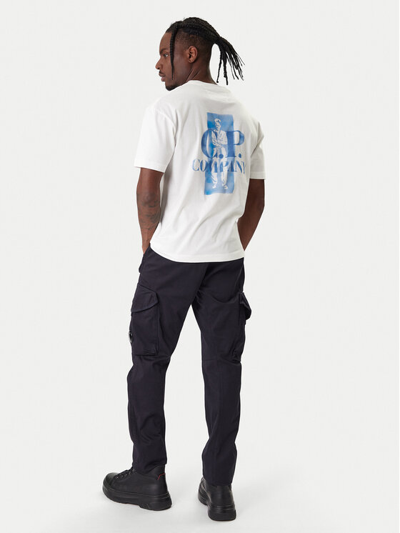 C.P. Company C.P. Company Camiseta 20CMTS143A110579W Écru Regular Fit