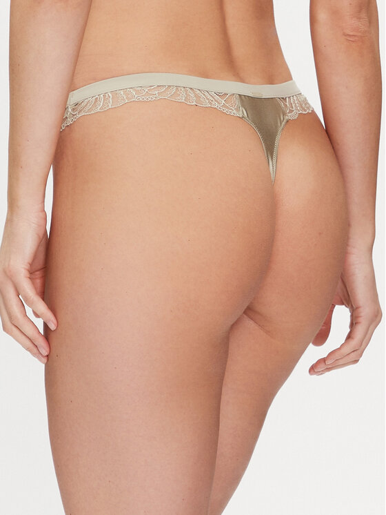Calvin Klein Underwear Calvin Klein Underwear Tanga 000QF7759E Zöld