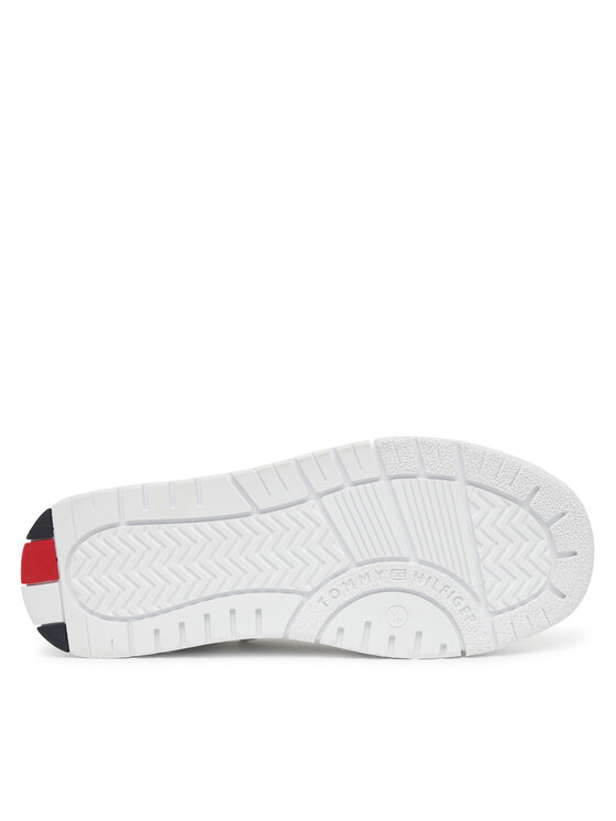 Tommy Hilfiger Superge Tommy Hilfiger Flag Low Cut Velcro Sneaker T3X9-33859-1355 S Bela