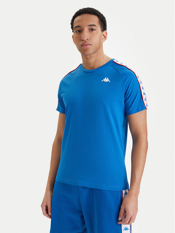 Kappa Kappa Camiseta Banda Coen 303UV10 Azul Slim Fit