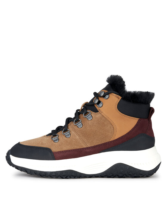 Geox Tenisice Geox D Oliviera + Grip D36VNC 02232 CS69B Smeđa