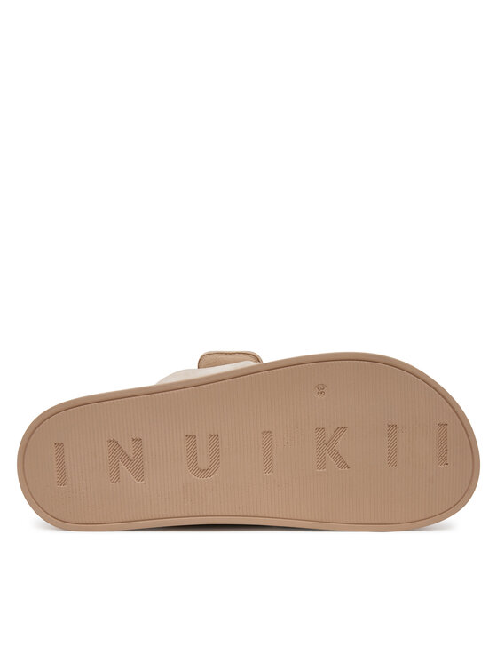Inuikii Шльопанці Inuikii Classic Suede Velcro 70104-128 Бежевий