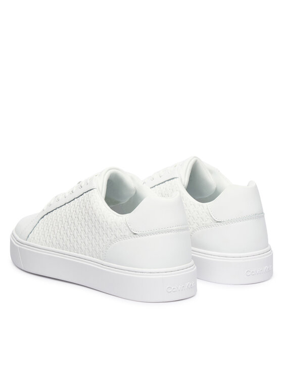 Calvin Klein Jeans Sneakers Calvin Klein Jeans Classic Cupsole Laceup Aop YM0YM01431 Alb