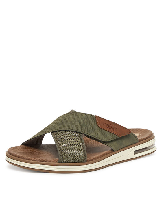 Rieker Klapki Rieker 29083-52 Khaki