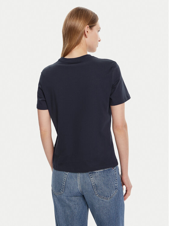 Calvin Klein Jeans Calvin Klein Jeans Camiseta Classic Monologo LV047D873G Azul marino Regular Fit