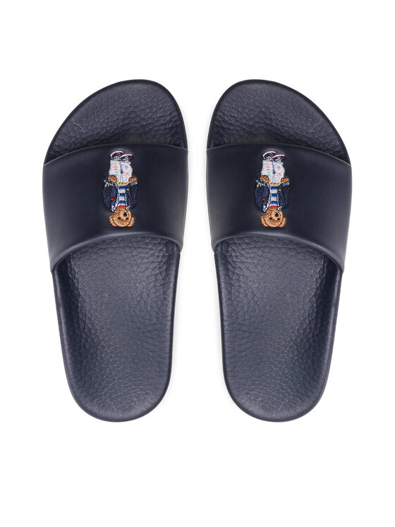 Polo Ralph Lauren Klapki Polo Ralph Lauren Polo Slide 809861591001 Granatowy