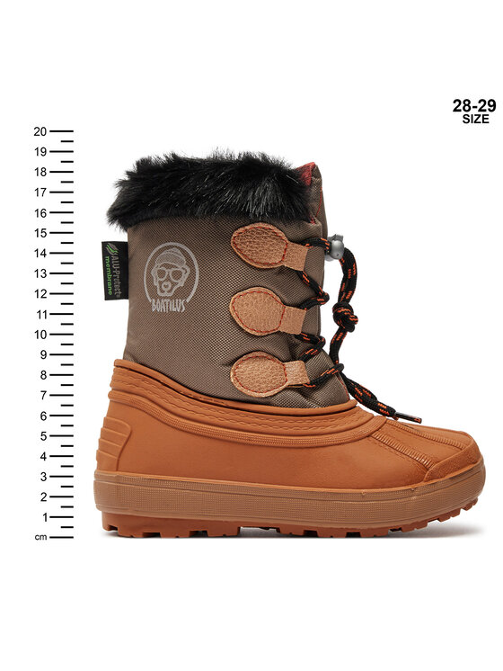 Boatilus Snehule Boatilus Nippy 02 Sint. Leather Boot NN02 VAR.41NR Oranžová