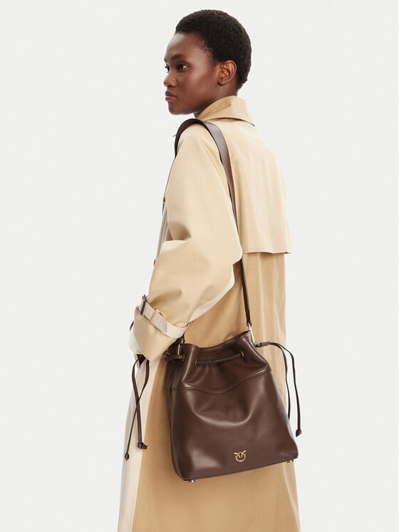 PINKO Kabelka PINKO Secchiello Classic Al 25-26 PLTT 104305 A0QO Hnědá