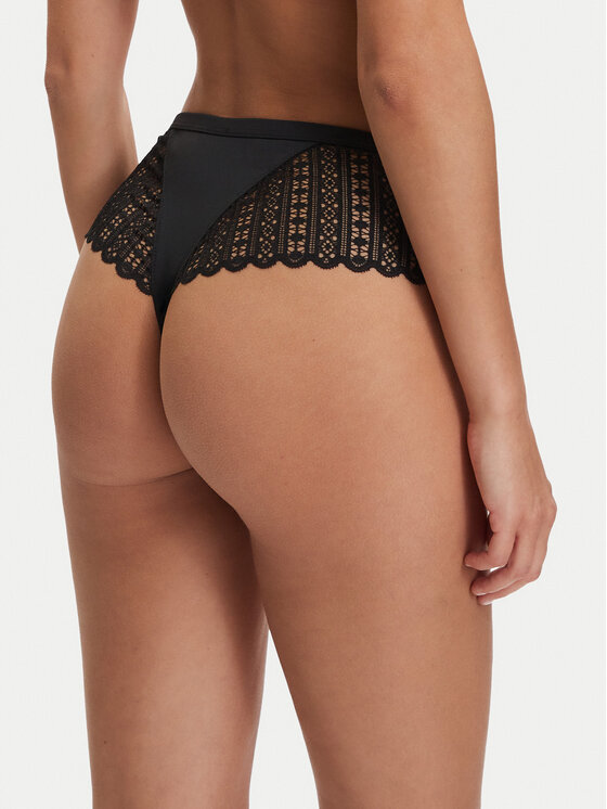 BOSS BOSS Tangas Guipure 50561143 Negro