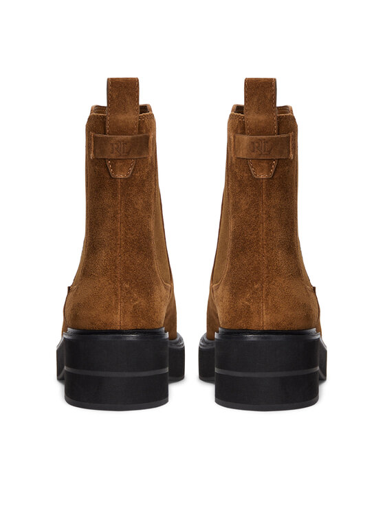 LAUREN RALPH LAUREN Kotníková obuv s elastickým prvkem LAUREN RALPH LAUREN 802951237001 Hnědá