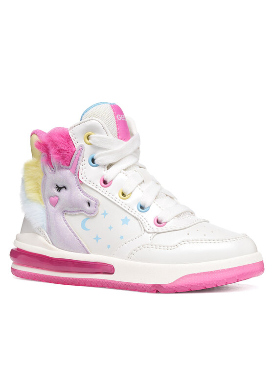 Geox Sportcipők Geox J Sketlite Girl J66NWA 0NFKN C0653 M Fehér