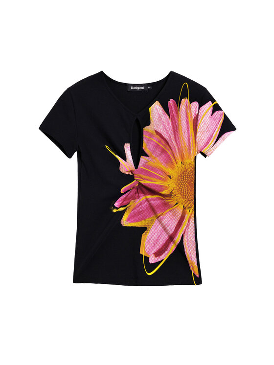 Desigual Desigual T-Shirt Dublin 26SWTK05 Μαύρο Regular Fit
