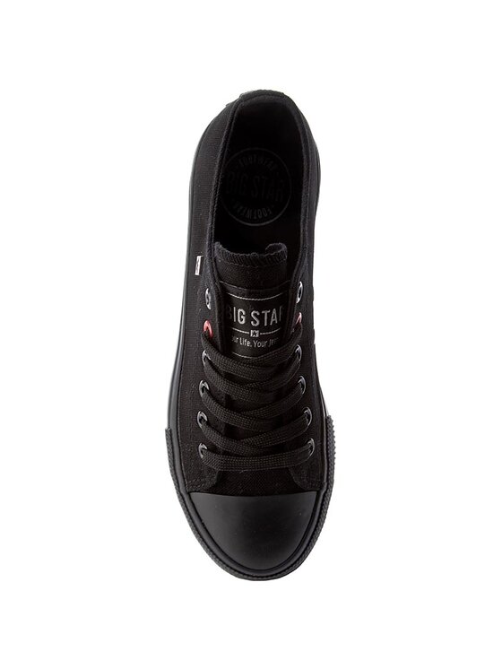 Big Star Shoes Plátenky Big Star Shoes T274032 Čierna