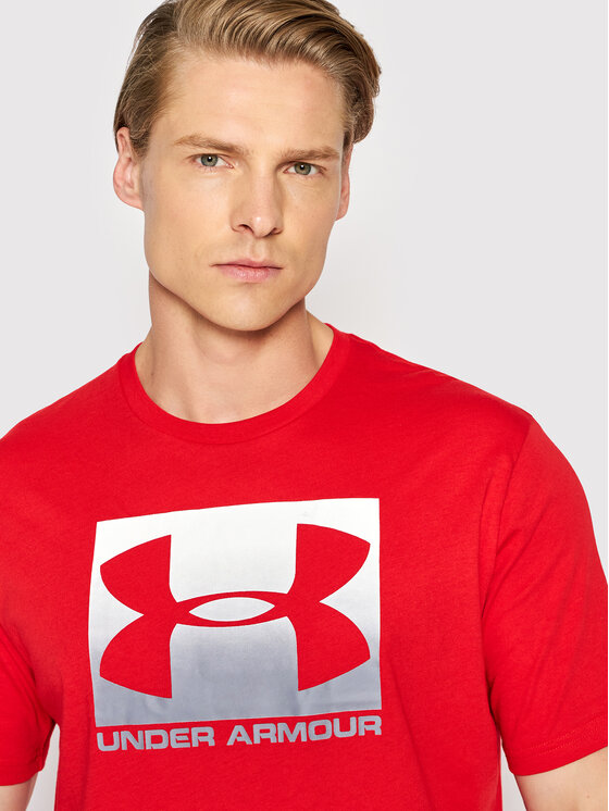 Under Armour Under Armour Póló Ua Boxed Sportstyle 1329581 Piros Loose Fit