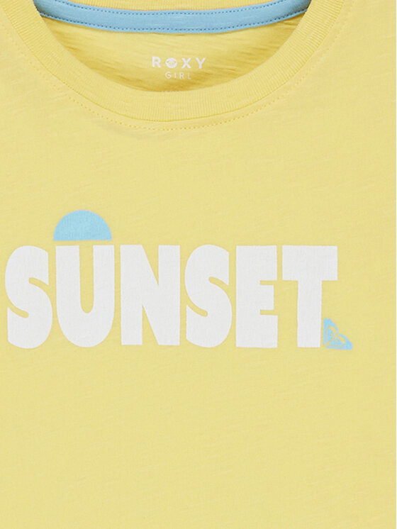 Roxy Roxy Camiseta Orchid Art ERGZT04142 Amarillo Regular Fit