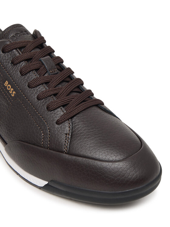 BOSS Sneakersy BOSS Nitan 50574126 Brązowy ciemny