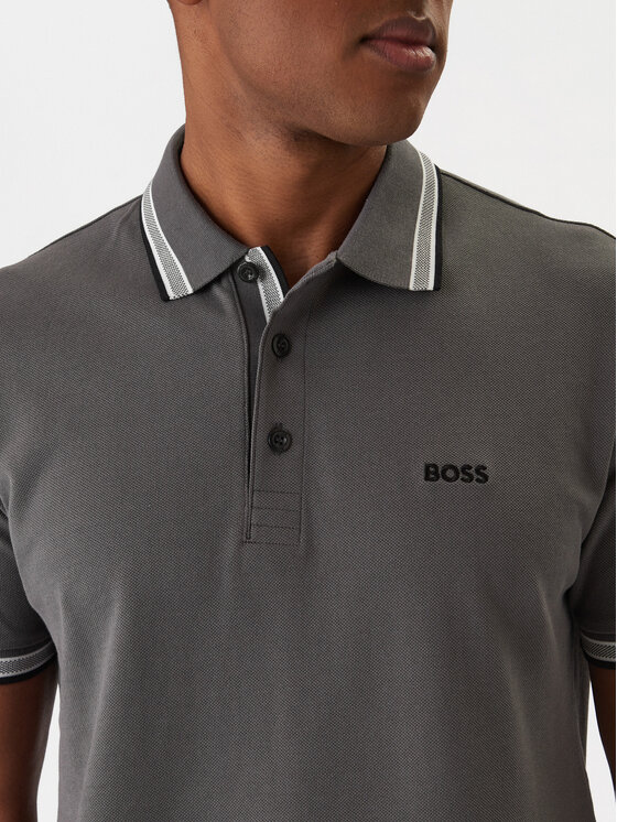 BOSS BOSS Polo Paddy 50469055 Gris Regular Fit