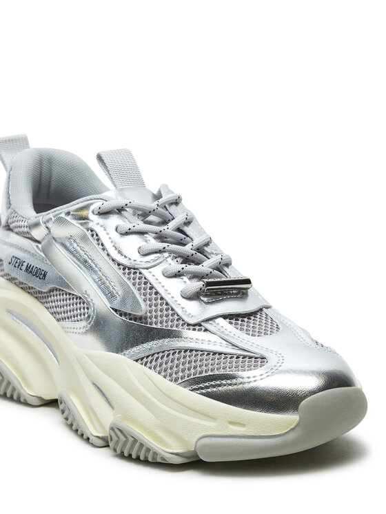 Steve Madden Sneakersy Steve Madden Possession-E SM19000033 Stříbrná