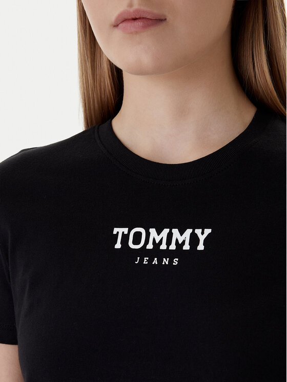Tommy Jeans Tommy Jeans Camiseta Essential DW0DW21842 Negro Regular Fit