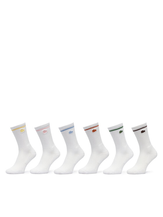 Lacoste Șosete lungi Lacoste RA9188 Alb