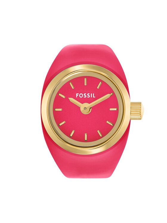 Fossil Pulkstenis Fossil Watch Ring ES5414 Rozā