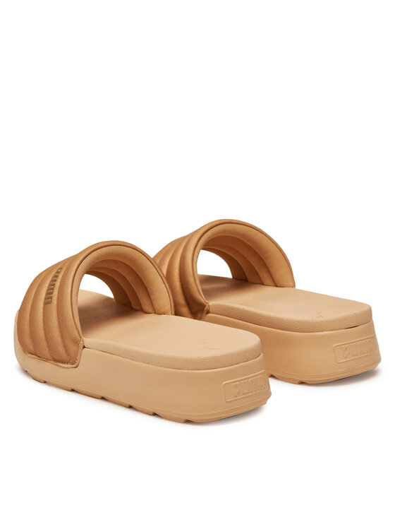 Puma Nazouváky Puma Karmen Slide Puffy Wns Aqua Metallics PU 400679 02 Zlatá