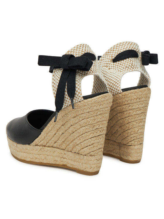 Genuins Espadrilky Genuins Darya G105918 Čierna