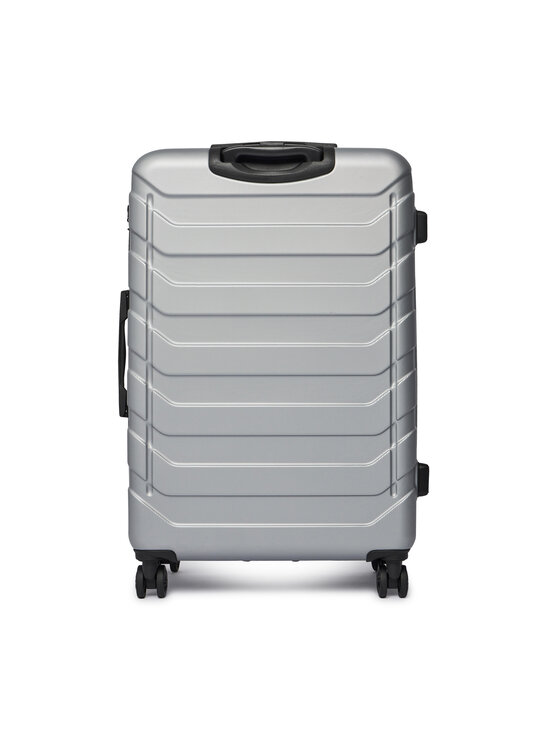 GINO ROSSI Liels koferis Gino Rossi GIN-L-003-05-SILVER Sudraba