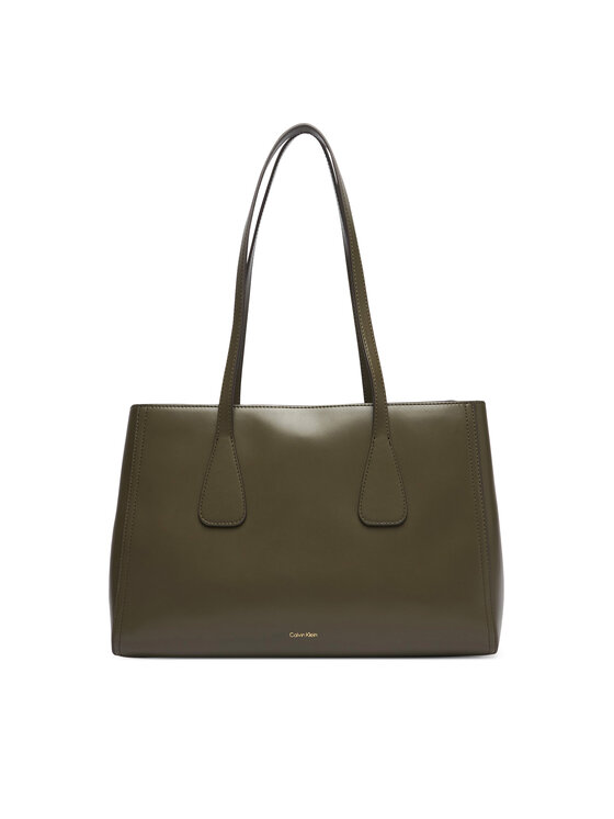 Calvin Klein Torebka Calvin Klein Ck Medium Work Tote LV04F3442G Zielony