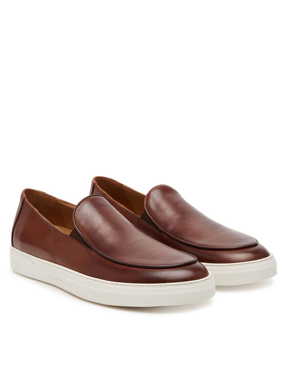 Emporio Armani Mokasíny Emporio Armani X4Y007 XF849 00257 Hnedá
