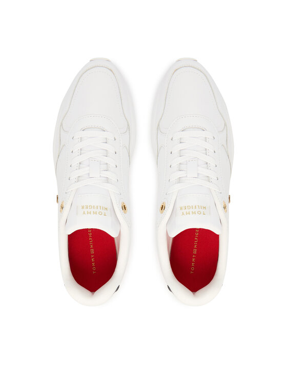 Tommy Hilfiger Sneakers Tommy Hilfiger Corporate Mix Mat Runner FW0FW09318 Bianco