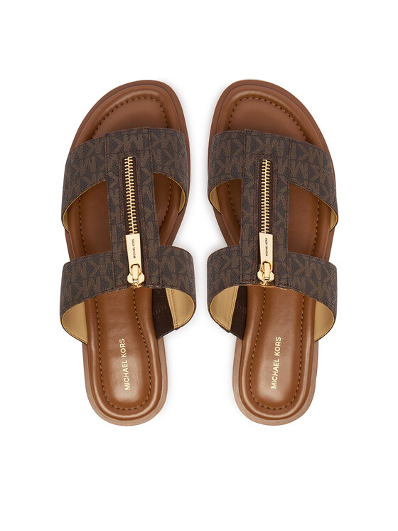 MICHAEL Michael Kors Шльопанці MICHAEL Michael Kors Berkley Flat 40S6BRFS1B Коричневий