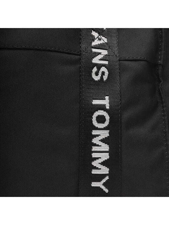 Tommy Jeans Geantă Tommy Jeans Tjw Essential Mini Tote AW0AW14546 Negru