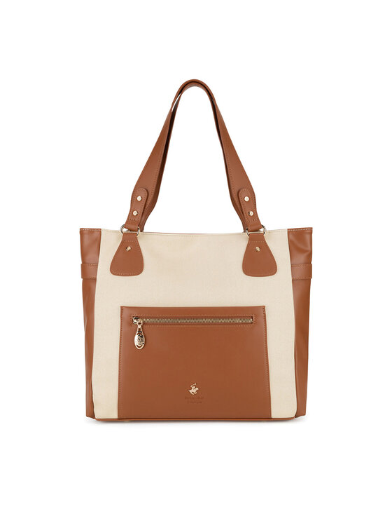 Beverly Hills Polo Club Kabelka Beverly Hills Polo Club BHPC-C-002-07 Hnědá