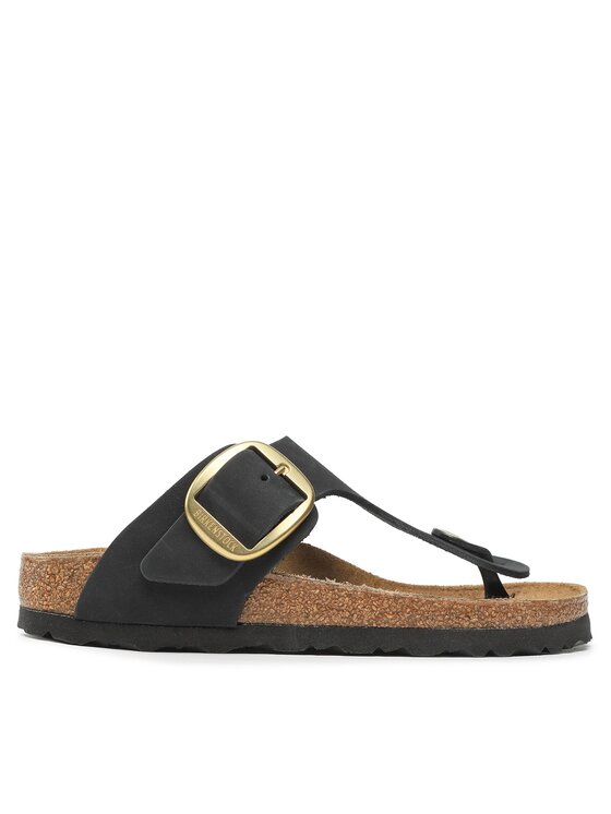 Birkenstock Σαγιονάρες Birkenstock Gizeh Big Buckle 1024107 Μαύρο