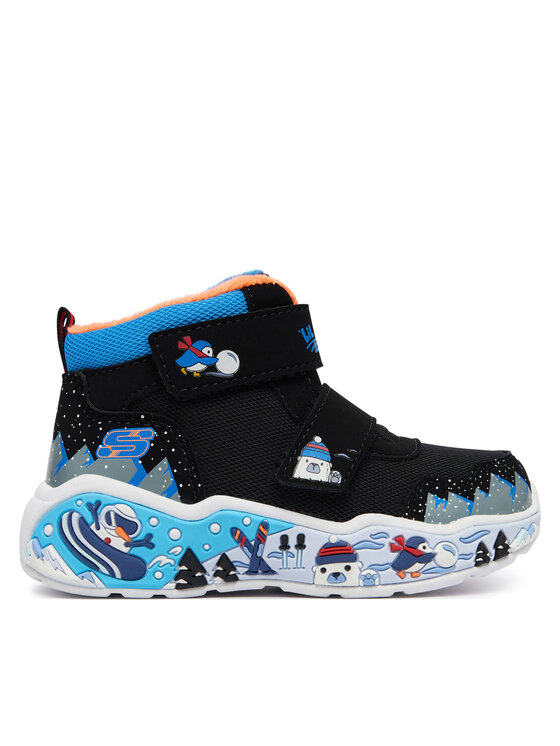 Skechers Snehule Skechers Play Scene - Frosty Pals 407319N/BKMT Čierna