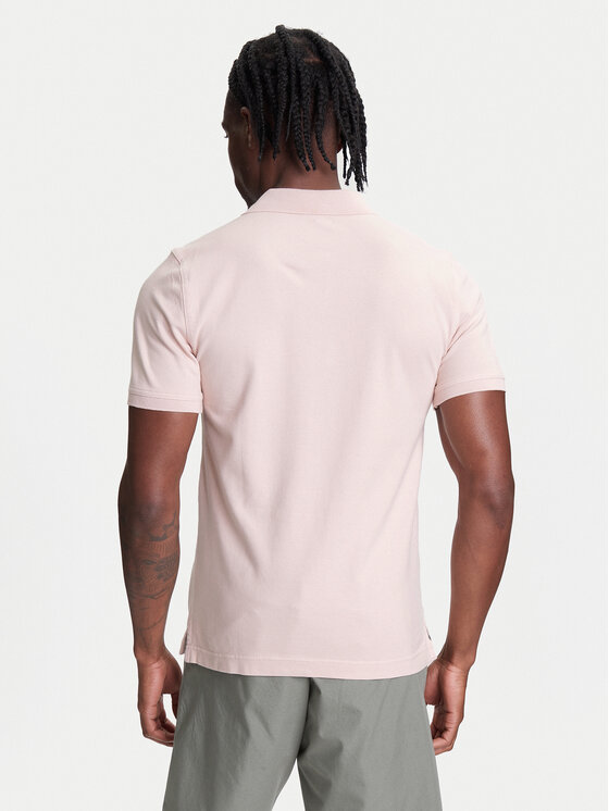 United Colors Of Benetton United Colors Of Benetton Polo marškinėliai 3WG9U301Z Rožinė Slim Fit