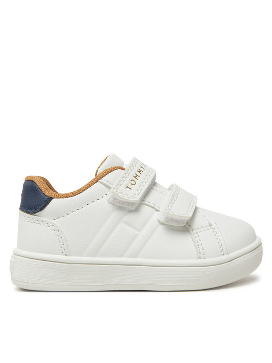 Tommy Hilfiger Sneakersy Tommy Hilfiger Low Cut Velcro Sneaker T1X9-33835-1355 M Biały