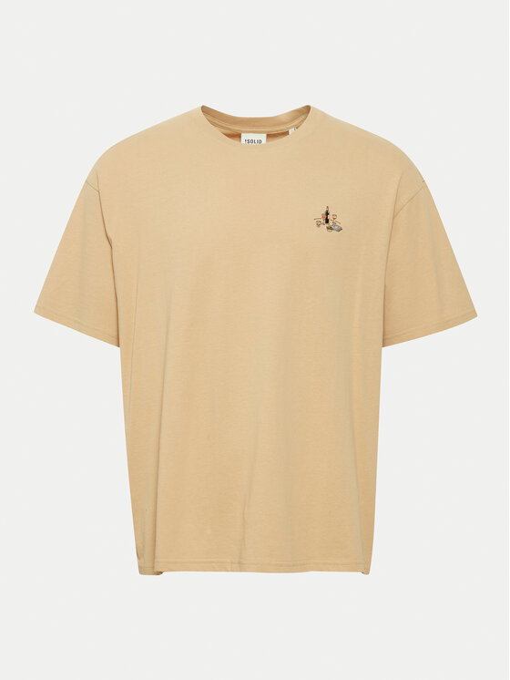 Solid Solid T-shirt Manes 21108333 Marrone Regular Fit