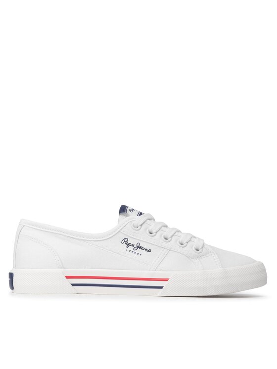 Pepe Jeans Гуменки Pepe Jeans Brady W Basic PLS31287 Бял