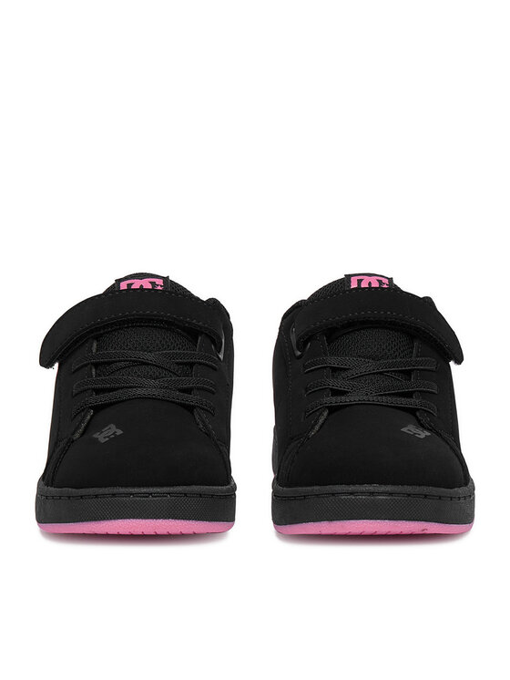 DC Shoes Снікерcи DC Shoes EO-COURT GRAFFIK ELASTIC TODDLER DC02547003 Чорний
