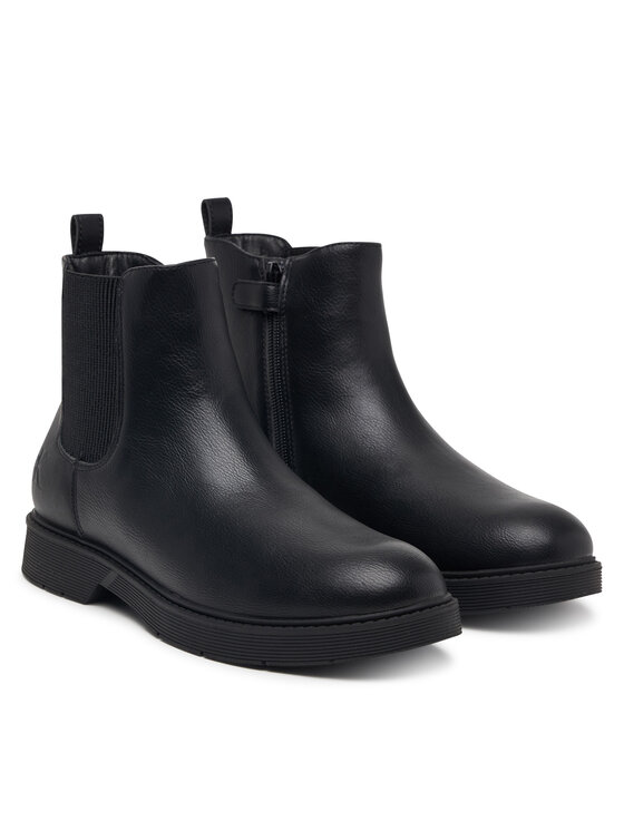 Calvin Klein Botine Calvin Klein Chelsea Boot V3X5-83498-1355 D Negru