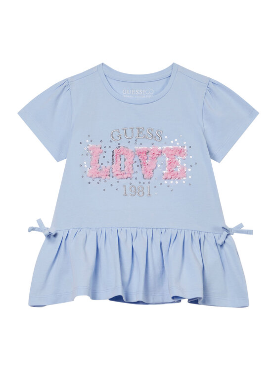 Guess Guess Camiseta K6RI24 K6YW4 Azul Regular Fit