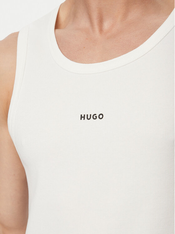 HUGO HUGO Майка Dapota 50563744 Білий Slim Fit