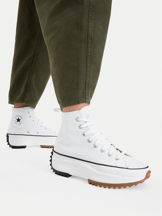 Converse Snīkeri Converse Run Star Hike Hi 166799C Balts