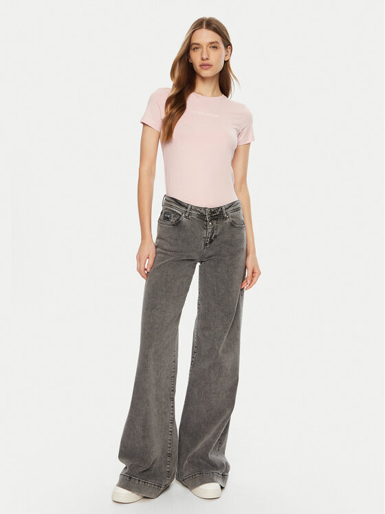 Guess Jeans Guess Jeans Футболка W4YI01 J1314 Рожевий Regular Fit