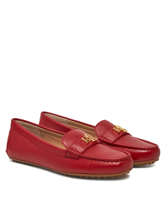 LAUREN RALPH LAUREN Mokasini LAUREN RALPH LAUREN Barnsbury 802852847021 Rdeča