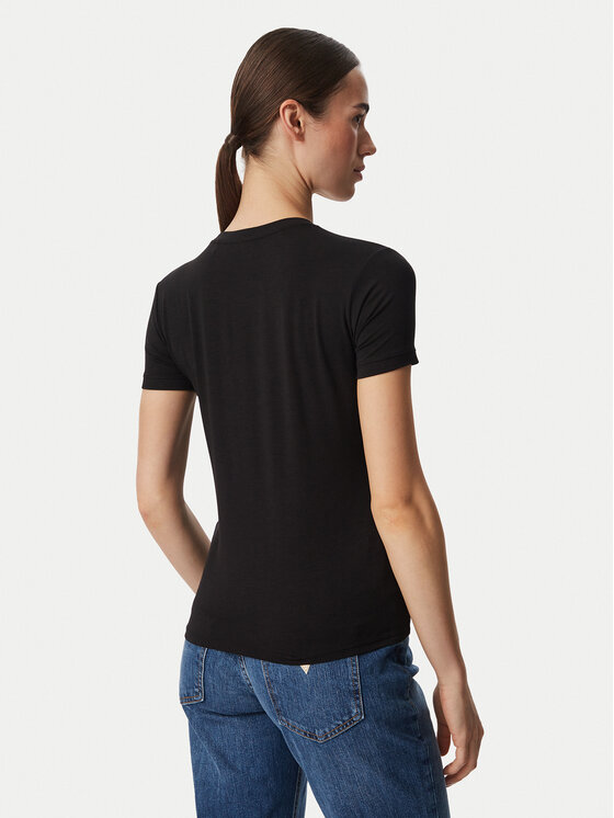 Guess Guess Camiseta W6YI12 K3751 Negro Regular Fit